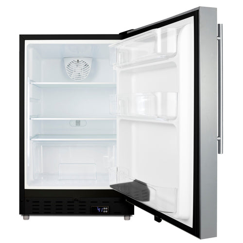 Summit 21" Wide Built-In All-Refrigerator, ADA Compliant (ALR47BSSHV) view 3