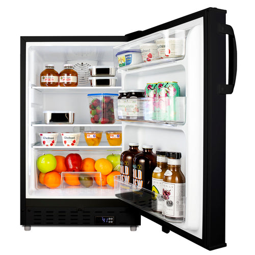 Summit 20" Wide Built-In All-Refrigerator, ADA Compliant — Left Hand Door hinge (ALR47BLHD) view 5