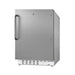 Summit 21" Wide Built-in Refrigerator-Freezer, ADA Compliant — Left Hand Door hinge (ALRF48CSSLHD) view 2