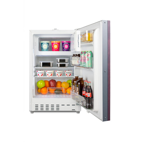 Summit 21" Wide Built-in Refrigerator-Freezer, ADA Compliant (Panel Not Included) (ALRF48IF) view 6