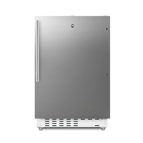 Summit 21" Wide Built-in Refrigerator-Freezer, ADA Compliant — Left Hand Door hinge (ALRF48SSHVLHD)