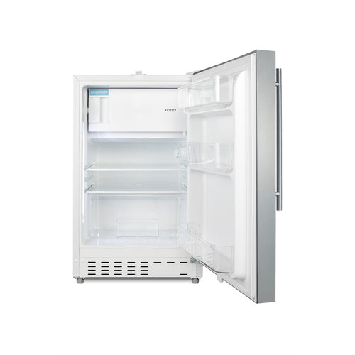 Summit 21" Wide Built-in Refrigerator-Freezer, ADA Compliant (ALRF48SSHV) view 5
