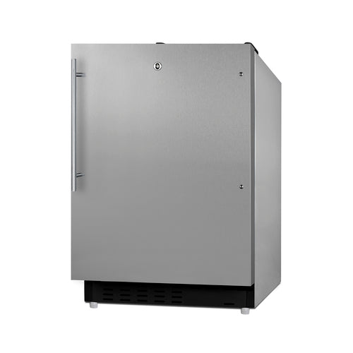 Summit 21" Wide Built-in Refrigerator-Freezer, ADA Compliant (ALRF49BCSSHV) view 2
