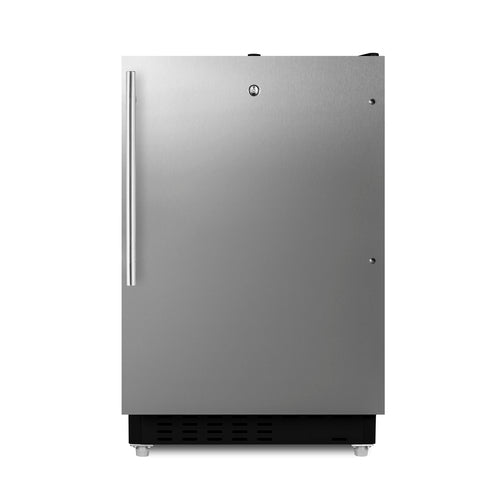 Summit 21" Wide Built-in Refrigerator-Freezer, ADA Compliant (ALRF49BCSSHV)
