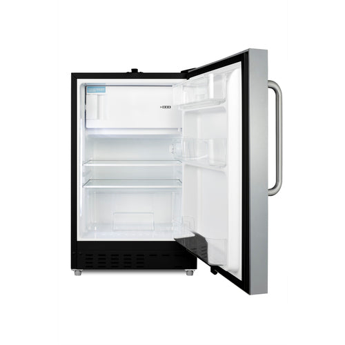 Summit 21" Wide Built-in Refrigerator-Freezer, ADA Compliant (ALRF49BCSS) view 3