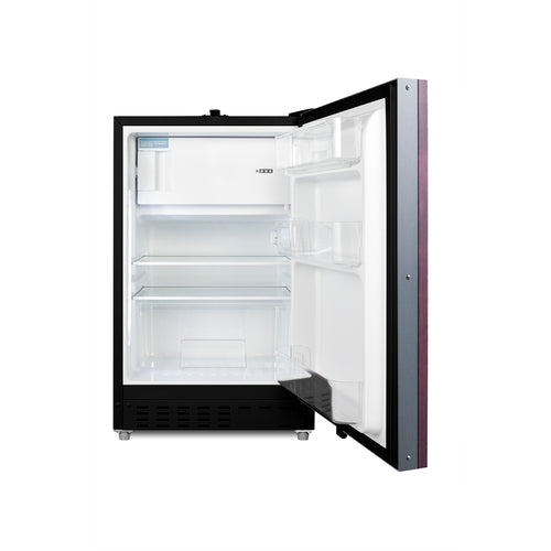 Summit 21" Wide Built-in Refrigerator-Freezer, ADA Compliant (Panel Not Included) — Left Hand Door hinge (ALRF49BIFLHD)