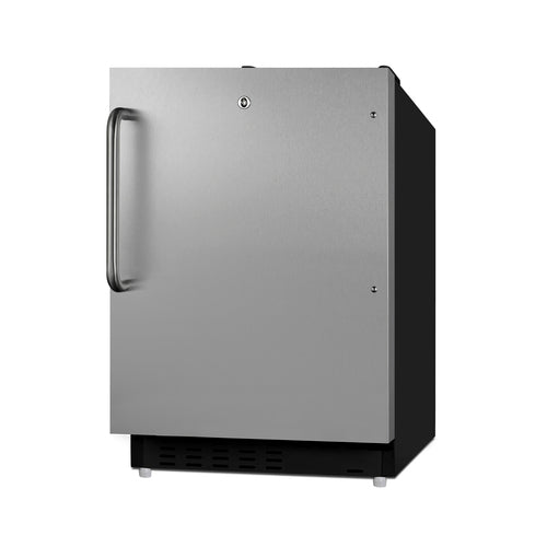Summit 21" Wide Built-in Refrigerator-Freezer, ADA Compliant (ALRF49BSSTB) view 2