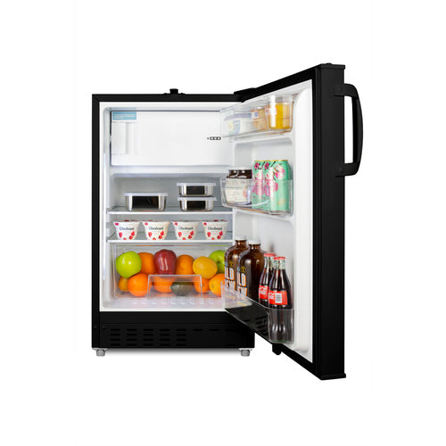 Summit 20" Wide Built-in Refrigerator-Freezer, ADA Compliant (ALRF49B) view 6