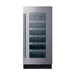 Summit 15" Wide Built-In Wine Cellar, ADA Compliant — Left Hand Door hinge (ALWC15CSSLHD)