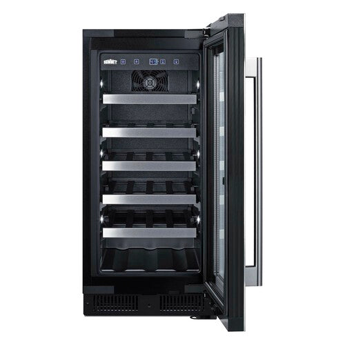 Summit 15" Wide Built-In Wine Cellar, ADA Compliant — Left Hand Door hinge (ALWC15LHD) view 2