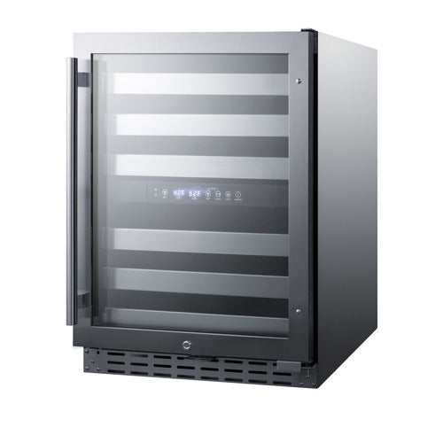 Summit 24" Wide Built-In Wine Cellar, ADA Compliant — Left Hand Door hinge (ALWC532CSSLHD) view 3