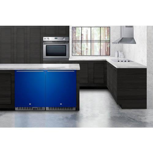 Summit 24" Wide Built-In All-Refrigerator, ADA Compliant (AL54BLHD) view 2
