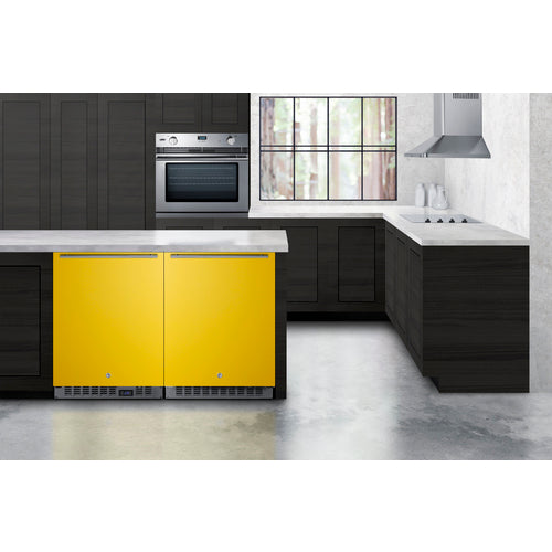 Summit 24" Wide Built-In All-Refrigerator, ADA Compliant (AL54YLHD) view 2