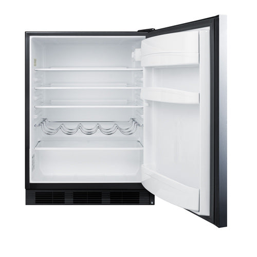 Summit 24" Wide Built-In All-Refrigerator, ADA Compliant — Left Hand Door hinge (AR5BSLHD) view 2