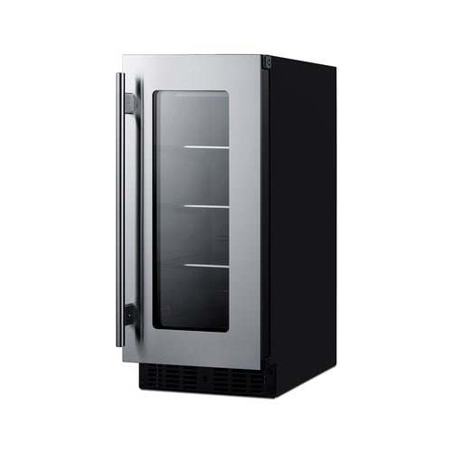 Summit 15" Wide Built-In Beverage Center, ADA Compliant — Left Hand Door hinge (ASDG1521LHD) view 3