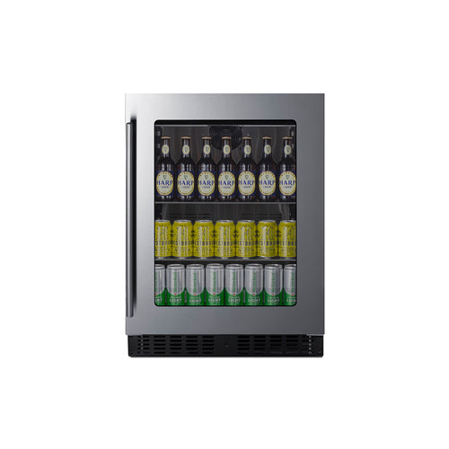 Summit 24" Wide Built-In Beverage Center, ADA Compliant — Left Hand Door hinge (ASDG2411LHD) view 4