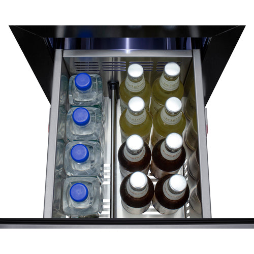 Summit 15" Wide 2-Drawer All-Refrigerator, ADA Compliant (Panels Not Included) (ASDR1524PNR) view 3