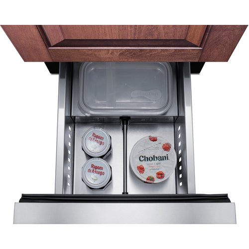 Summit 15" Wide 2-Drawer All-Refrigerator, ADA Compliant (Panels Not Included) (ASDR1524PNR) view 4
