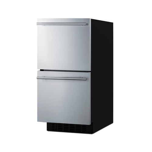 Summit 15" Wide 2-Drawer All-Refrigerator, ADA Compliant (ASDR1524) view 3
