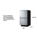 Summit 15" Wide 2-Drawer All-Refrigerator, ADA Compliant (ASDR1524) view 6