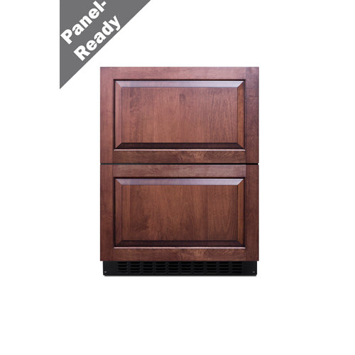 Summit 24" Wide 2-Drawer All-Refrigerator, ADA Compliant (Panels Not Included) (ASDR2414PNR)