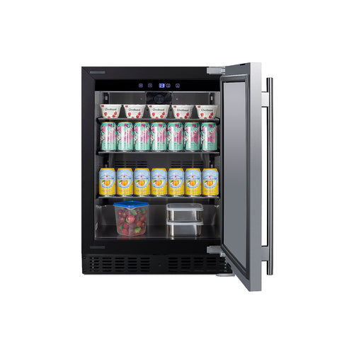 Summit 24" Wide Built-In All-Refrigerator, ADA Compliant (ASDS2413) view 4