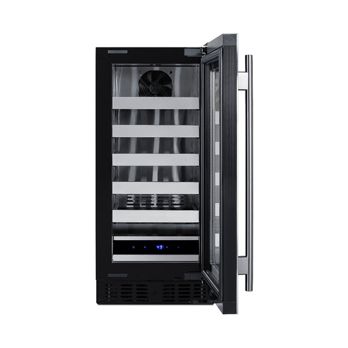 Summit 15" Wide Built-In Wine Cellar, ADA Compliant — Left Hand Door hinge (ASDW1522LHD) view 3