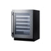 Summit 24" Wide Built-In Wine Cellar, ADA Compliant — Left Hand Door hinge (ASDW2412LHD) view 2