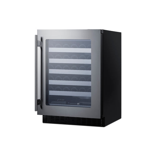 Summit 24" Wide Built-In Wine Cellar, ADA Compliant — Left Hand Door hinge (ASDW2412LHD) view 3