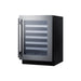 Summit 24" Wide Built-In Wine Cellar, ADA Compliant — Left Hand Door hinge (ASDW2412LHD) view 3