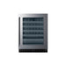 Summit 24" Wide Built-In Wine Cellar, ADA Compliant — Left Hand Door hinge (ASDW2412LHD)