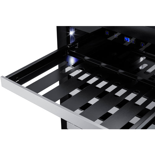 Summit 24" Wide Built-In Wine Cellar, ADA Compliant — Left Hand Door hinge (ASDW2412LHD) view 6