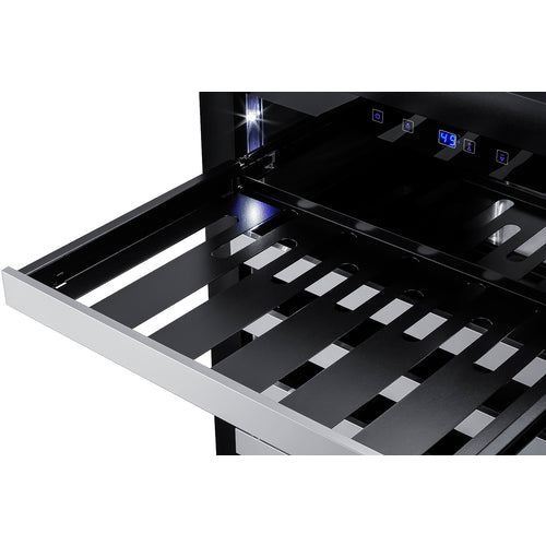 Summit 24" Wide Built-In Wine Cellar, ADA Compliant (Panel Not Included) (ASDW2412PNRLHD) view 5