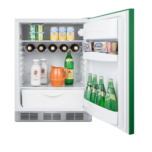 Summit 24" Wide All-Refrigerator, ADA Compliant (BAR611WHGADA) view 5