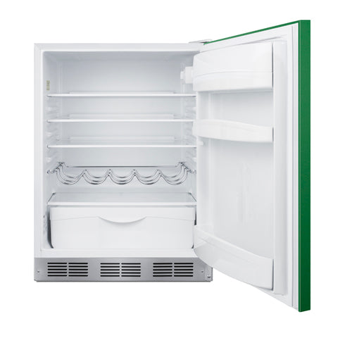 Summit 24" Wide All-Refrigerator (BAR611WHG) view 4