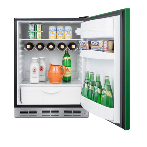 Summit 24" Wide All-Refrigerator (BAR631BKG) view 4
