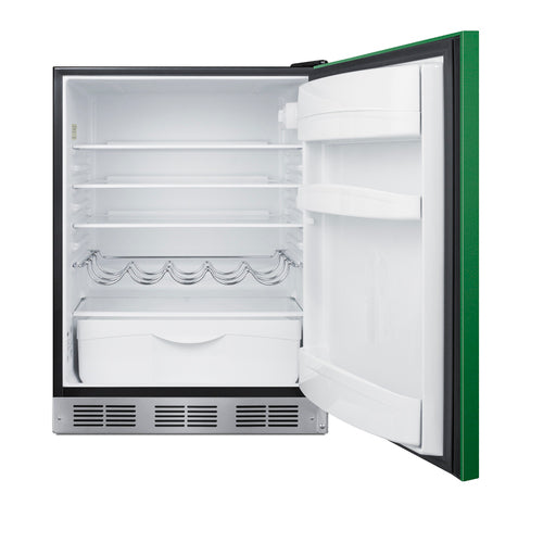 Summit 24" Wide All-Refrigerator — Left Hand Door hinge (BAR631BKGLHD) view 3