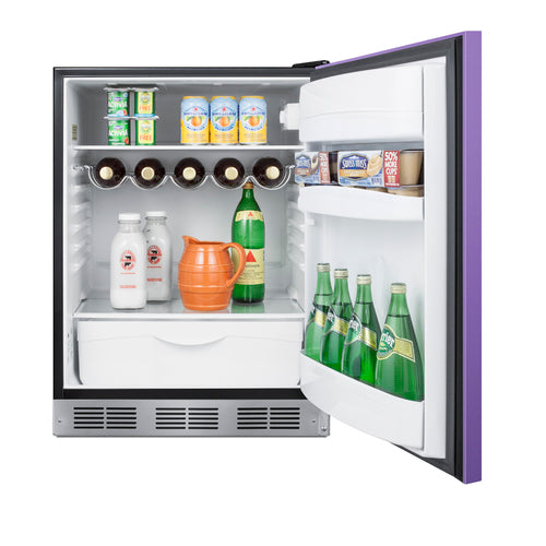 Summit 24" Wide All-Refrigerator (BAR631BKP) view 4