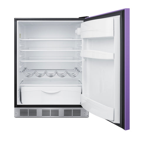 Summit 24" Wide All-Refrigerator, ADA Compliant — Left Hand Door hinge (BAR631BKPADALHD) view 3