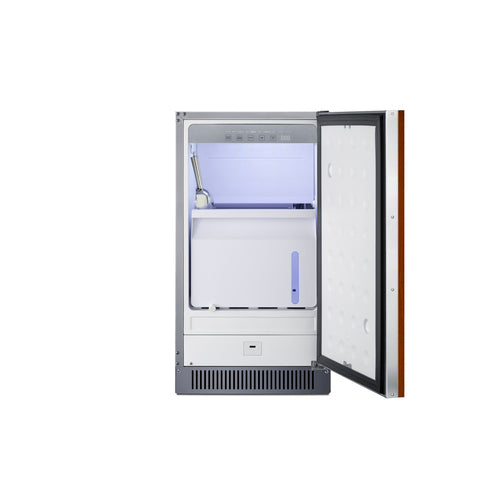 Summit 18" Wide Clear Icemaker, ADA Compliant (Panel Not Included) (BIM182ADAIF) view 2