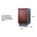 Summit 18" Wide Clear Icemaker (Panel Not Included) (BIM182IFLHD) view 5