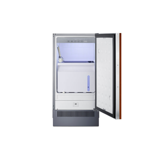 Summit 18" Wide Clear Icemaker (Panel Not Included) (BIM182IF) view 2
