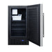 Summit 18" 8 lb. Drain-Free Icemaker, ADA Compliant — Left Hand Door hinge (BIM18SSADALHD) view 2
