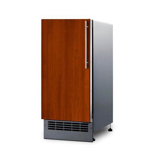 Summit 15" Wide 25 lb. Drain-Free Icemaker (Panel Not Included) (BIM26H34IFLHD) view 4