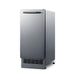 Summit 25 lb. Drain-Free Icemaker — Left Hand Door hinge (BIM26H34LHD)