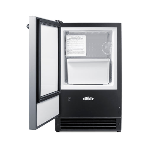 Summit 15 lb. Drain-Free Built-In Icemaker (BIM26LHD) view 2