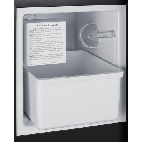 Summit 15 lb. Drain-Free Built-In Icemaker (BIM26) view 4