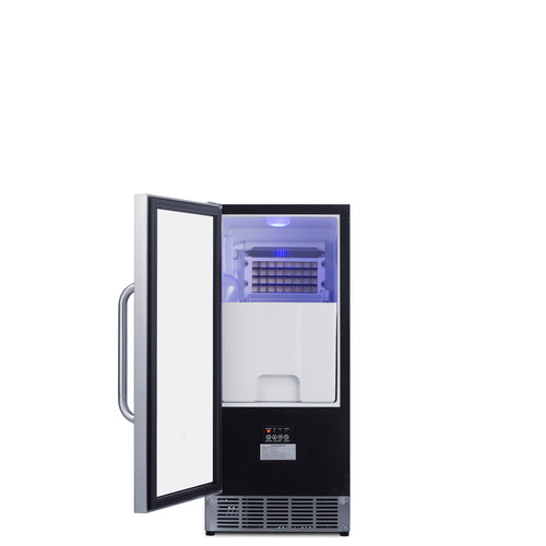 Summit Built-In 45 lb. Clear Icemaker (BIM44G) view 2