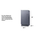 Summit Built-In 45 lb. Clear Icemaker, ADA Compliant — Right Hand Door hinge (BIM44GCSSADARHD) view 5