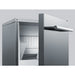Summit 47 lb. Clear Outdoor/Indoor Icemaker — Left Hand Door hinge (BIM68OSPUMPLHD) view 3